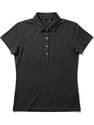 Raru Kadın Polo T-Shirt Lucıda Siyah