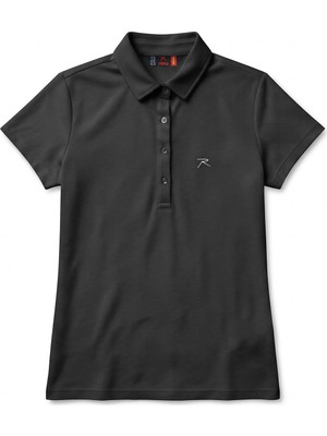 Raru Kadın Polo T-Shirt Lucıda Siyah