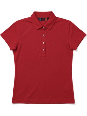 Raru Kadın Polo T-Shirt Lucıda Bordo