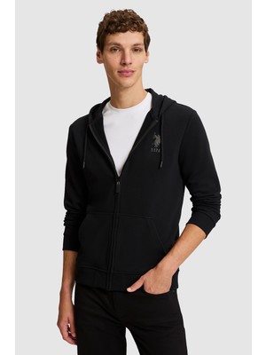 U.S. Polo Assn. Erkek Siyah Örme Hırka 50329420-VR046