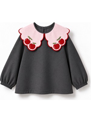 Ozzy Kids Kız Çocuk Elma Yakalı Body