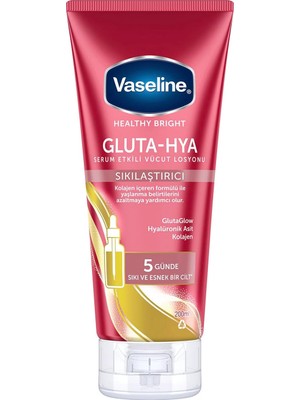 Vaseline Gluta-Hya Serum Etkili Vücut Losyonu, Sıkılaştırıcı, 200 Mililitre