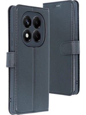 Xiaomi Redmi Note 14 Pro 5g Kılıf Trend S Plus Kapaklı Kılıf - Siyah