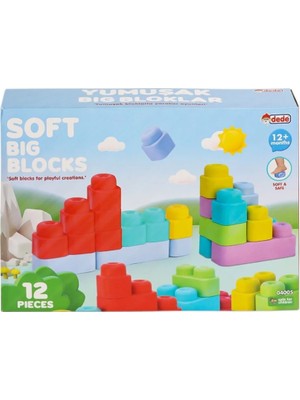04005 Yumuşak Big Bloklar 12 Parça