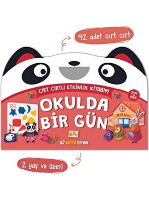 Bi Kutu Oyun Cırt Cırtlı Etkinlik Kitabım - Okulda Bir Gün (2+ Yaş)