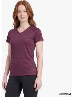Energetics Natalja Ss Kadın Kırmızı Koşu T-SHIRT.301