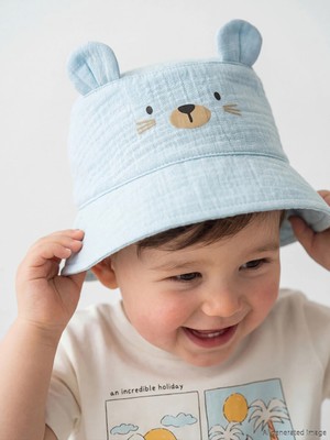 Lc Waikiki Yeni Sezon Yeşil Hayvan Figürlü Erkek Bebek Bucket Şapka