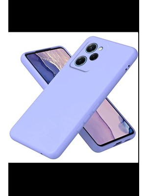 Poco X5 Pro 5g Nano Içi Kadife Silikon - Lila