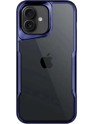 iPhone 16 Kılıf Boyi Silikon Kapak - Lacivert