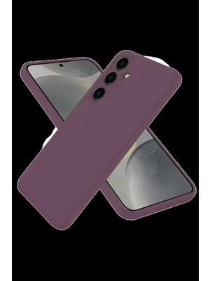Galaxy A06 Kılıf First Silikon - Mürdüm