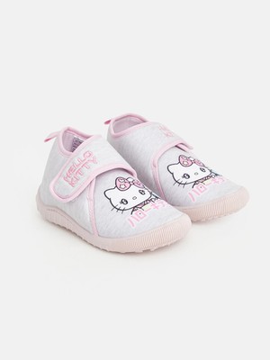 Lc Waikiki Yeni Sezon Gri Hello Kitty Baskılı Kız Çocuk Panduf