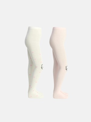 Lc Waikiki Yeni Sezon Pembe Hello Kitty Baskılı Kız Çocuk Külotlu Çorap 2'li