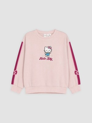 Lc Waikiki Yeni Sezon Pembe Hello Kitty Baskılı Kız Çocuk Sweatshirt
