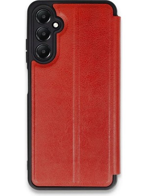 Samsung Galaxy A05S Kılıf Flip Cover - Kırmızı