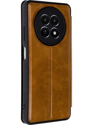 Realme 12 5g Kılıf Flip Cover - Taba