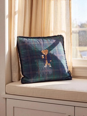 LC Waikiki Karışık Ayı Teddy Nakışlı Kırlent Kılıfı 45X45 cm  (W6)
