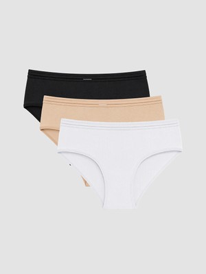 Lc Waikiki Yeni Sezon Siyah Hipster Külot 3'lü