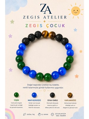 8 mm Doğal Taş Çocuk Bilekliği