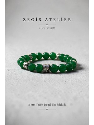 Yeşim ve Lav Taşı Doğal Taş Bileklik