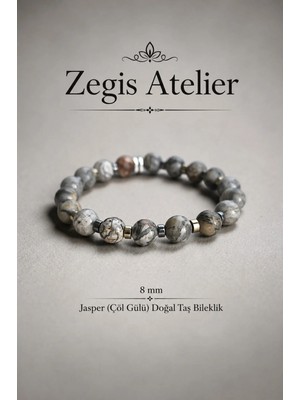8 mm Jasper (Çöl Gülü) Doğal Taş Bileklik