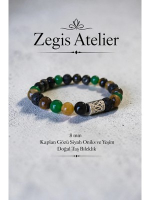 8 mm Doğal Taş Bileklik - Erkek Bileklik Tasarımı