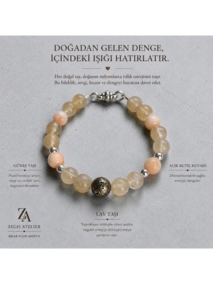 8 mm Doğal Taş Bileklik