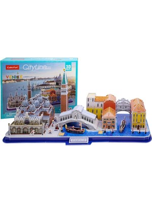 Happy Trend 3D Puzzle CUB/MC269H City Line - Venedik - Italya