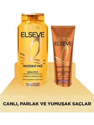 Elseve Mucizevi Yağ Şampuan 400 ml + Krem 150 ml - 7 Adet