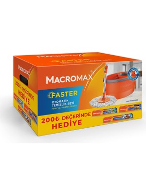 Macromax Faster Temizlik Seti - Mutfak Malzemesi Hediye - 5 Adet