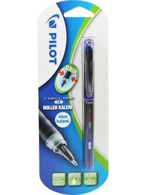 Pilot V-Ball Grip 1.0 Mavi - 8 Adet