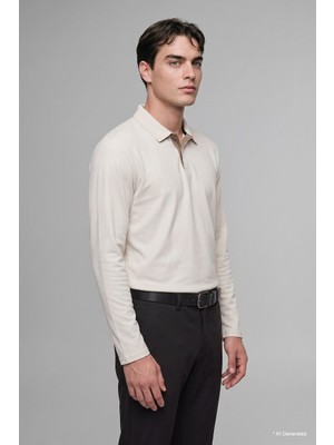 Defacto  Erkek Sweat I0461AX/ER232 Ecru
