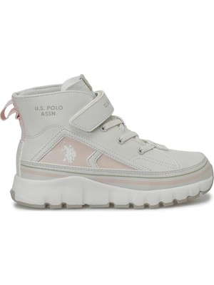 U.s. Polo Assn. Keltes Jr Bej Kız Çocuk High Sneaker
