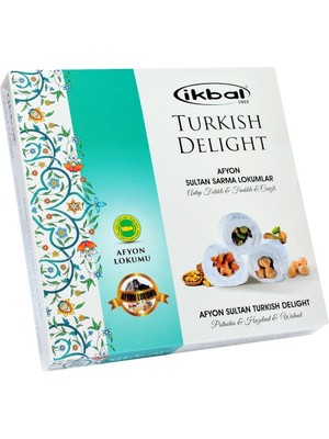İkbal Ikbal Sultan Sarma Lokum 500G Karışık Çerezli - Cevizli, Fıstıklı, Fındıklı 2'li Ekonomik Paket - 2 Adet