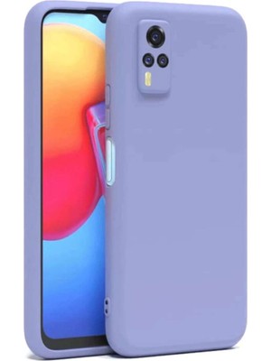 Y53S Kılıf Nano Içi Kadife Silikon - Lila