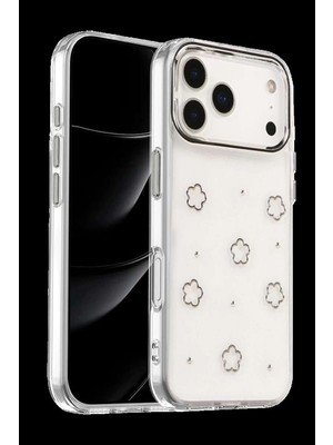 iPhone 17 Pro Fiyonk Desenli Kapak - Desen 2