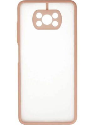 Pocophone X3 Kılıf Montreal Silikon Kapak - Pembe