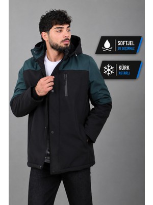 Stil Kombin Parçalı Outdoor Softshell Kışlık Mont Pldp 3038_50513