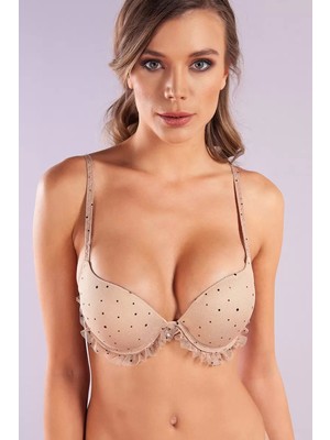 Beruflic Heavy Push Up Bra, Ten Konforlu ve Şık Sütyen, Strapless Under Moda