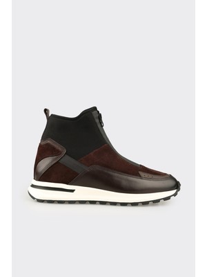 Elle Brown Leather Men's Sport Boots