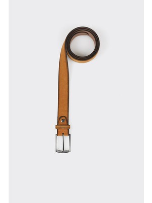 Elle Men's Tan Leather Belt