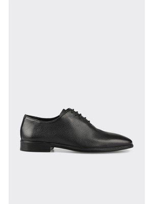 Elle Black Leather Men's Casual Shoes