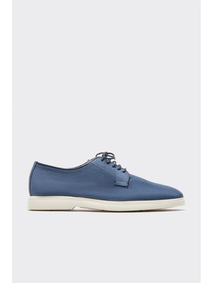 Elle Navy Leather Men's Casual Shoes