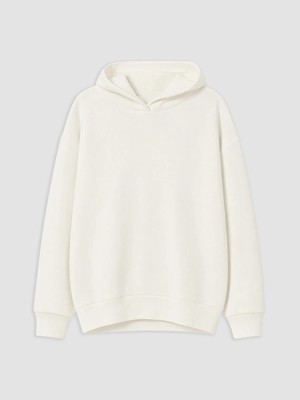 Lc Waikiki Yeni Sezon Beyaz Kapüşonlu Kız Çocuk Sweatshirt