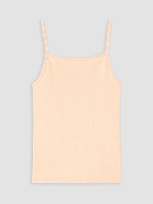 Lc Waikiki Yeni Sezon Pembe Kare Yaka Ip Askılı Kız Çocuk Atlet