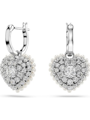 Swarovski SWR5684384 Women's Heart Earrings