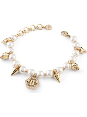 Philipp Plein PJ8EA03BU Women's Pearl Bracelet