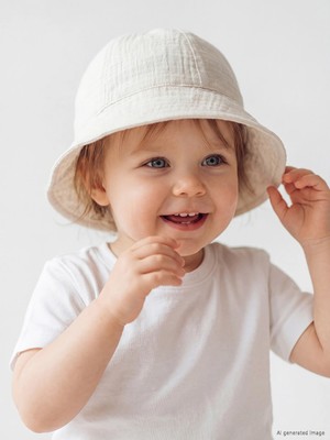 Lc Waikiki Yeni Sezon Beyaz Kız Bebek Bucket Şapka