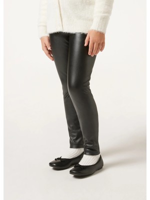 Calzedonia Calzedonıa Girls' Thermal Leather-Look Leggings