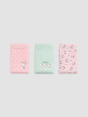 Lc Waikiki Yeni Sezon Pembe Kız Çocuk Hello Kitty Baskılı Boxer 3'lü