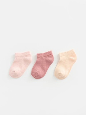 Lc Waikiki Yeni Sezon Pembe Kız Çocuk Patik Çorap 3'lü